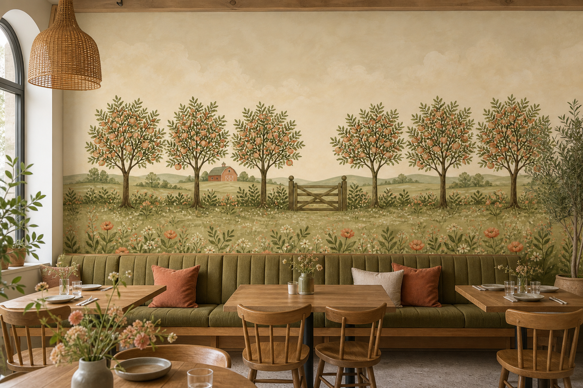 Sage Heritage Wallpaper Mural product view