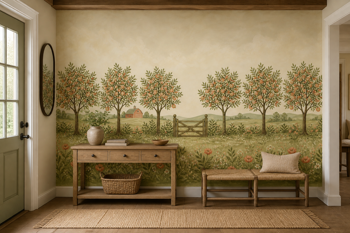 Sage Heritage Wallpaper Mural product view