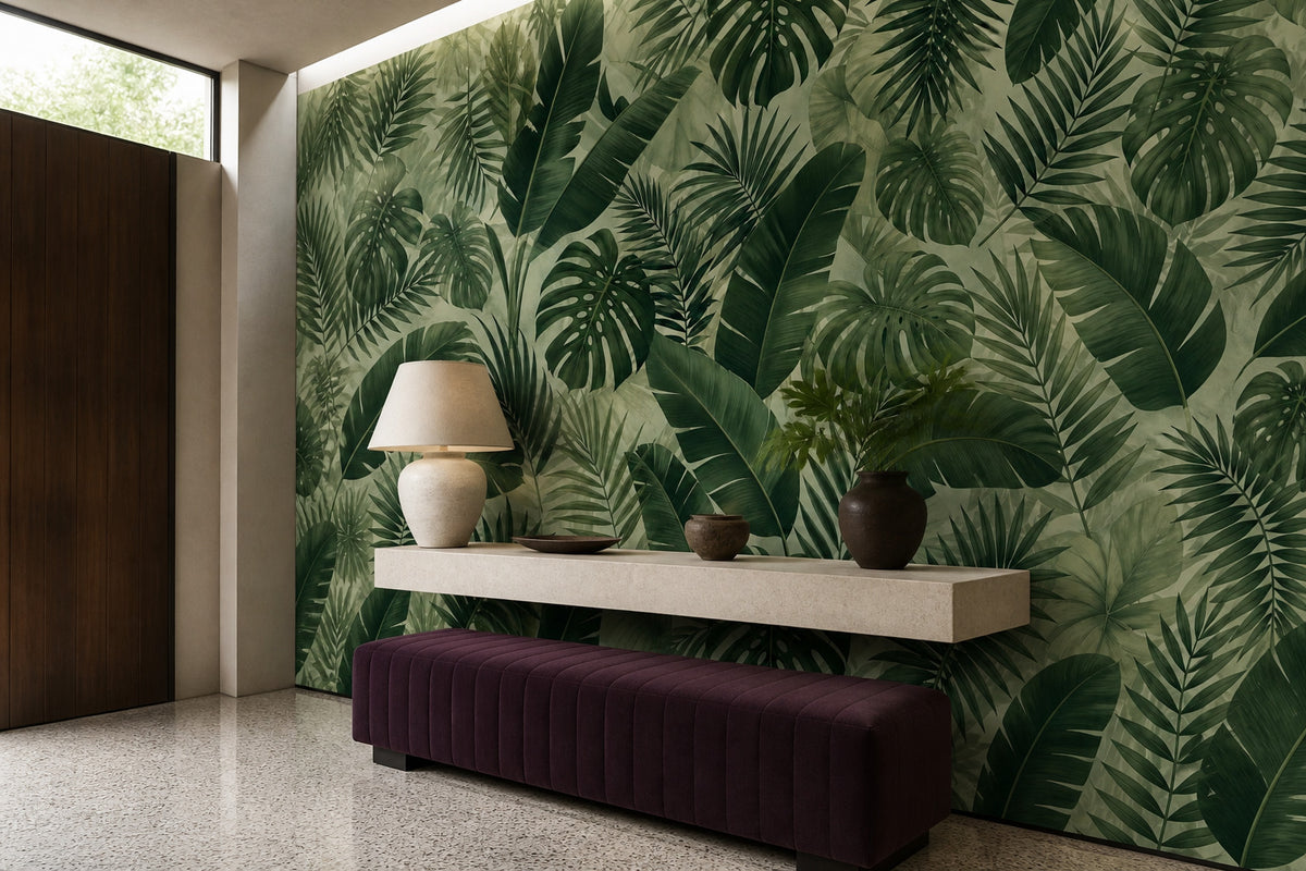Sage Lush Wallpaper Mural product view