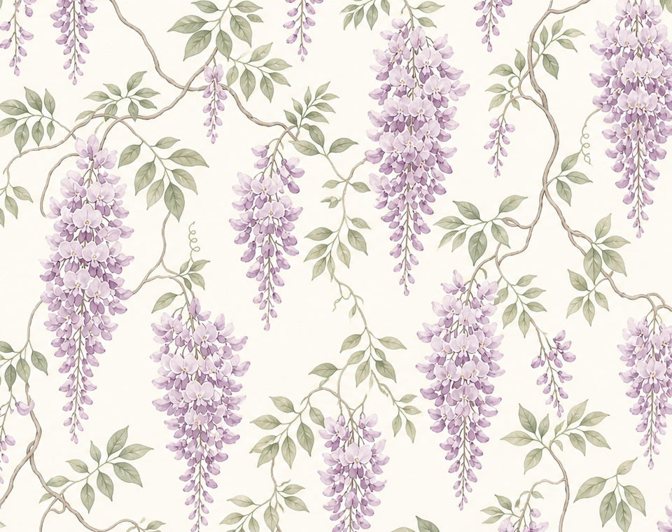 Sage Mauve Wallpaper Mural product view