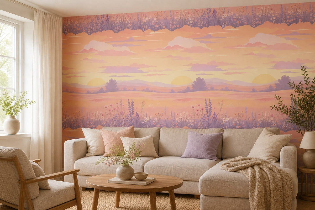 Sage Meadow Wallpaper Mural product view