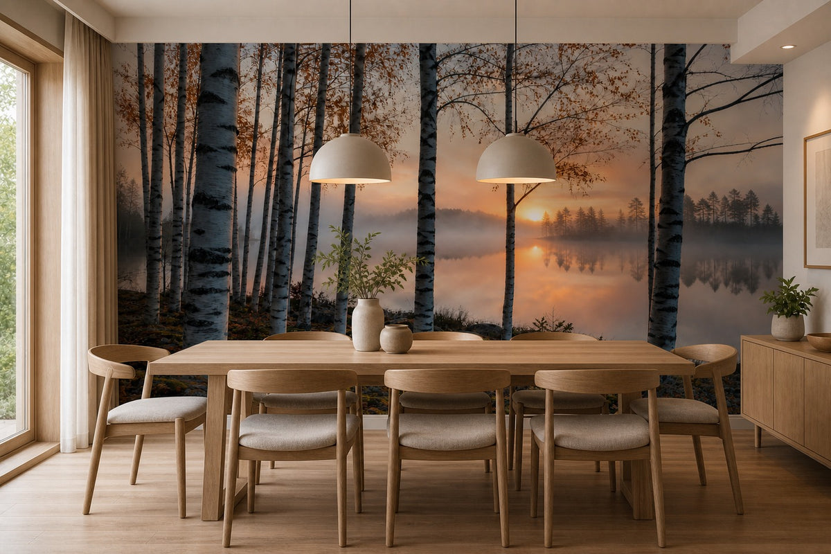 Sage Pine Wallpaper Mural product view