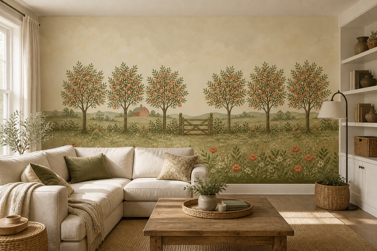 Sage Heritage Wallpaper Mural product view