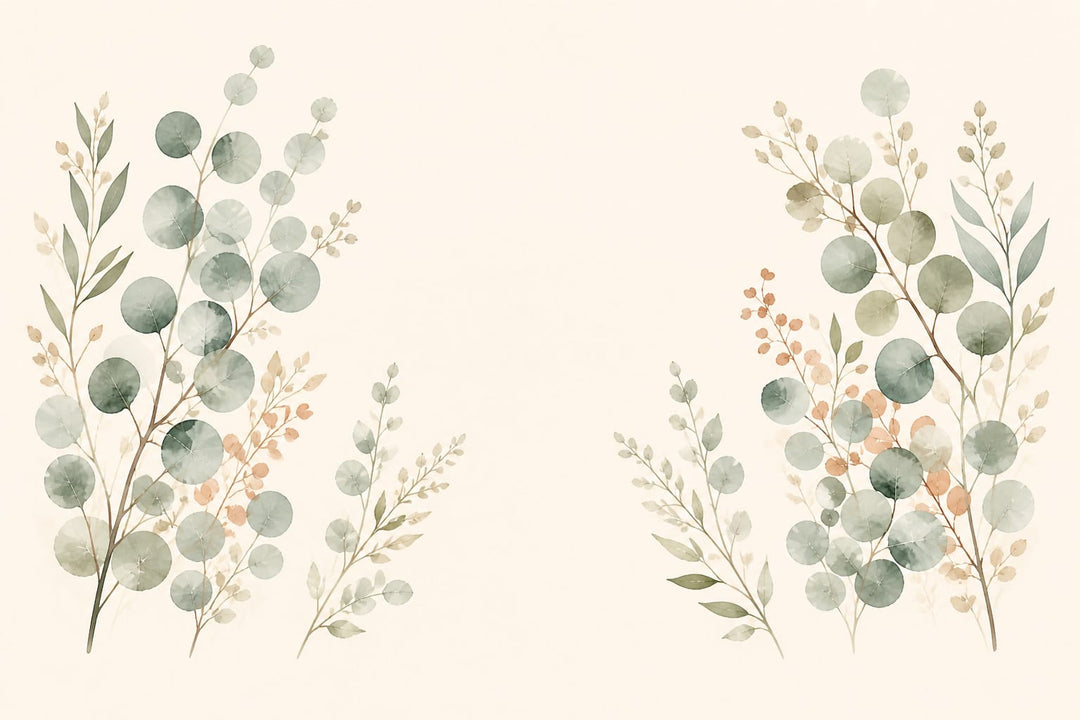 Sage Eucalyptus Wallpaper Mural product view