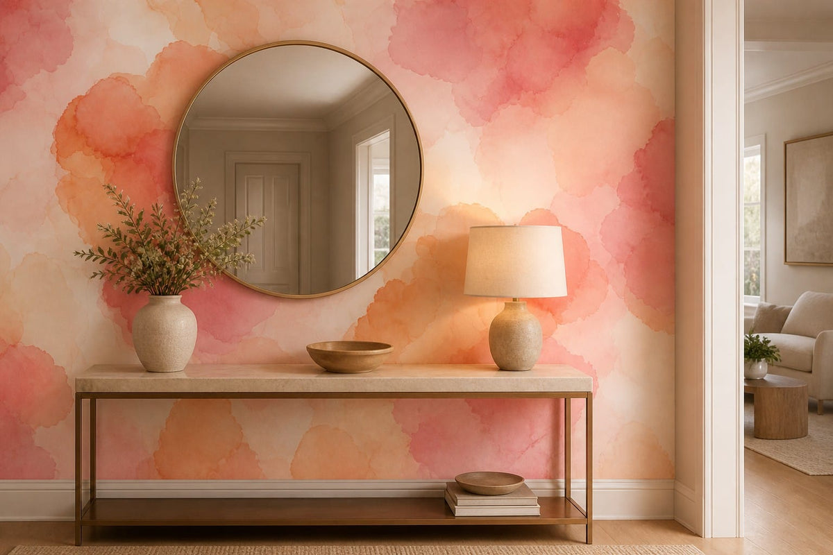 Sage Sunset Wallpaper Mural product view