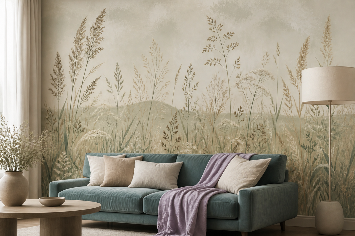 Sage Wild Wallpaper Mural product view