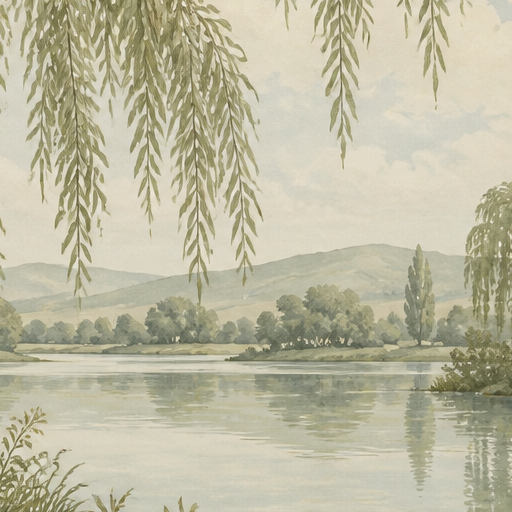Sage Willow Wallpaper Mural product view