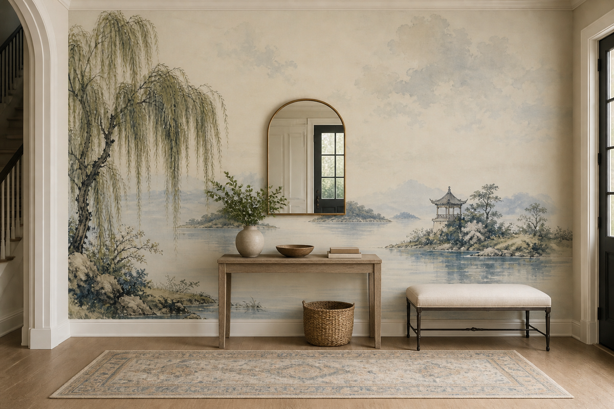 Sage Willow Wallpaper Mural product view
