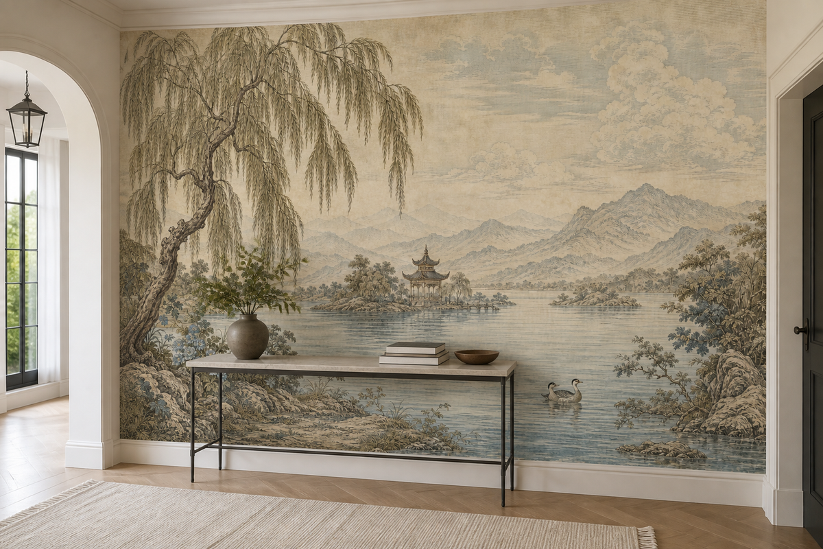 Sage Willow Wallpaper Mural product view