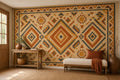 Sand Aztec Sun Wallpaper Mural