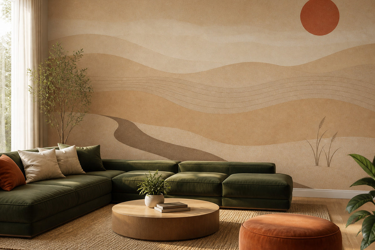 Sand Dune Micro Wallpaper Mural product view
