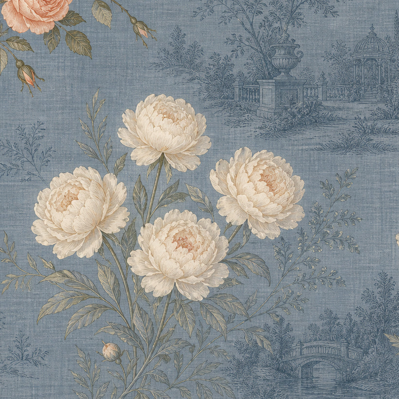 Slate Blue Wallpaper Mural product view