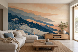 Slate Blue Wallpaper Mural