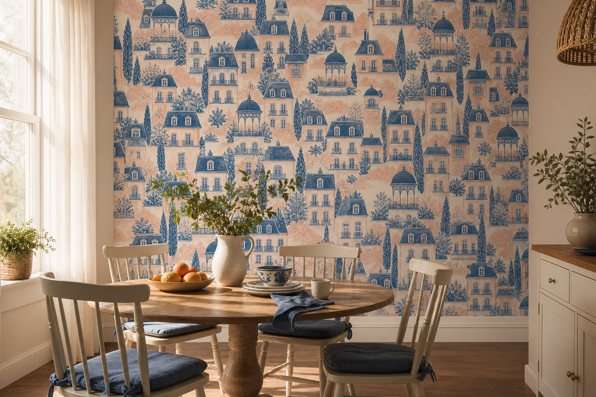 Slate Blue Wallpaper Mural product view