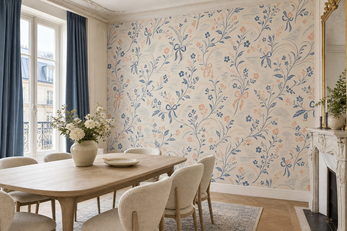 Slate Blue Wallpaper Mural product view