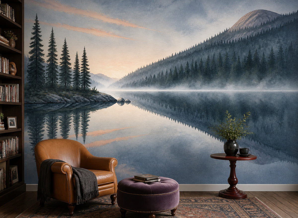 Slate Lake Wallpaper Mural product view