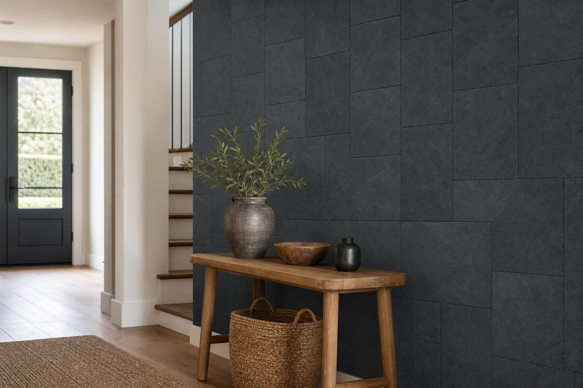 Slate Tile Soft Wallpaper Mural product view
