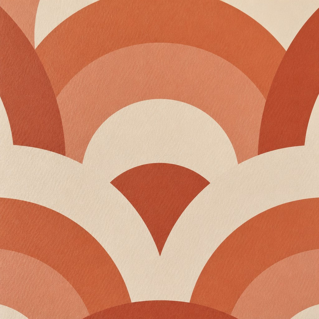 Terracotta Arc Wallpaper Mural product view