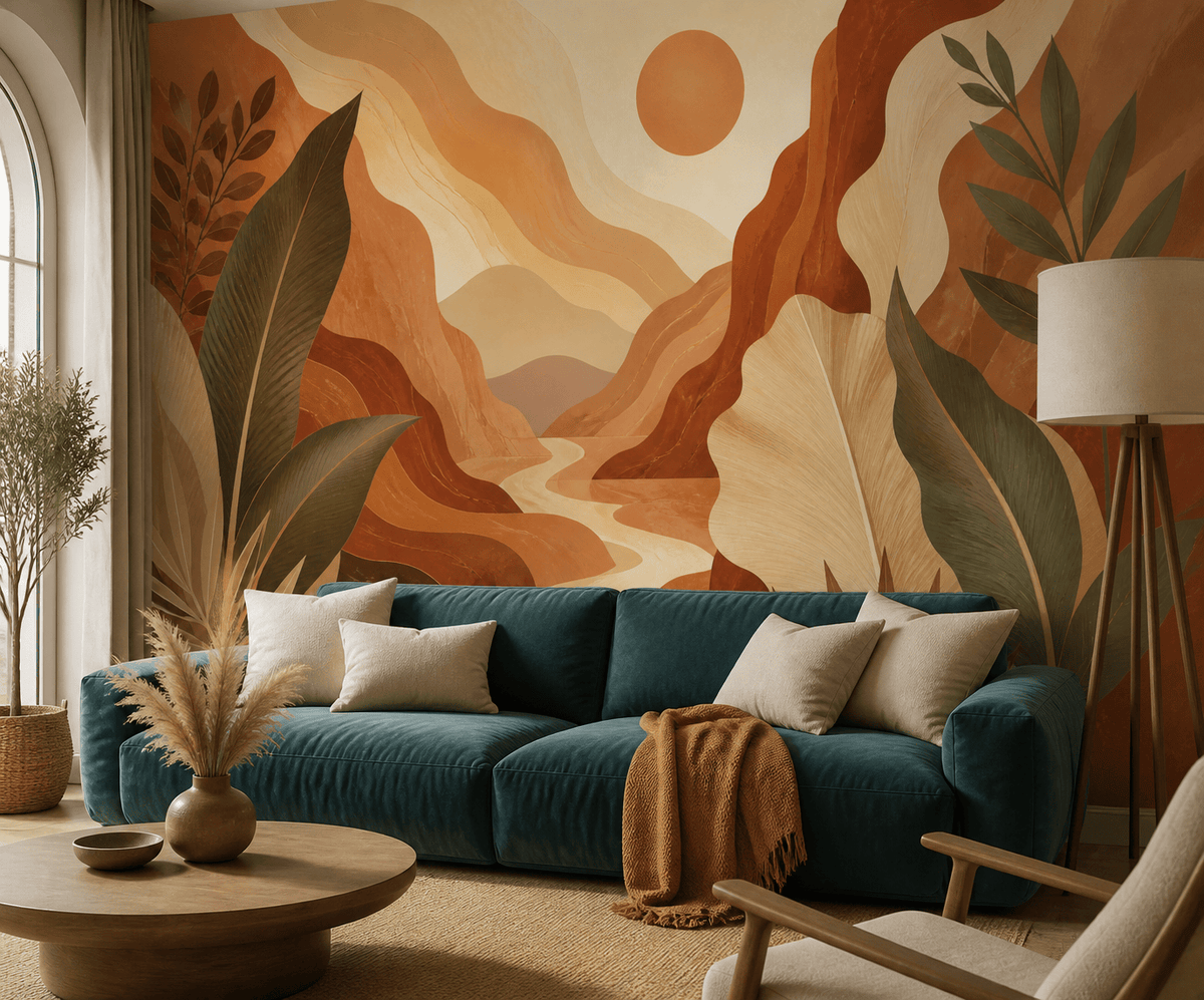 Terracotta Design Wallpaper Mural product view