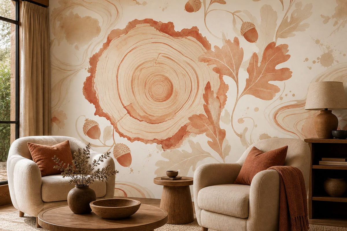 Terracotta Design Wallpaper Mural product view