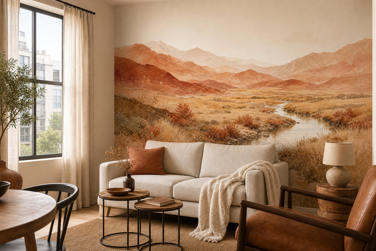 Terracotta Design Wallpaper Mural product view
