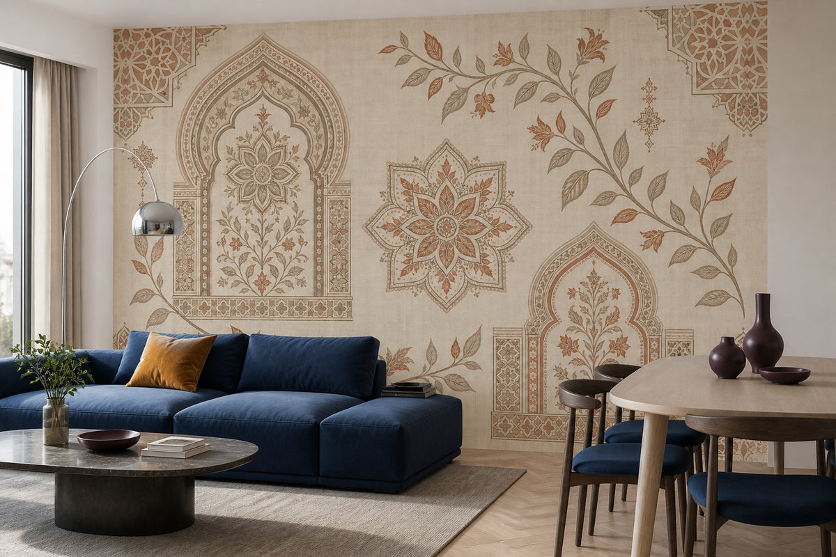 Terracotta Design Wallpaper Mural product view