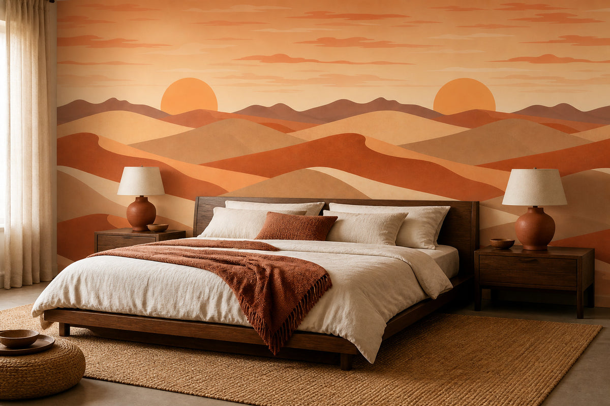 Terracotta Design Wallpaper Mural product view