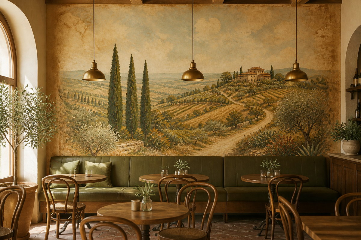 Terracotta Design Wallpaper Mural product view