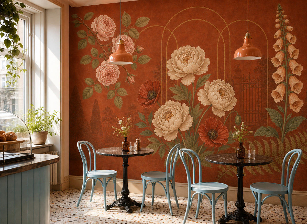 Terracotta Design Wallpaper Mural product view