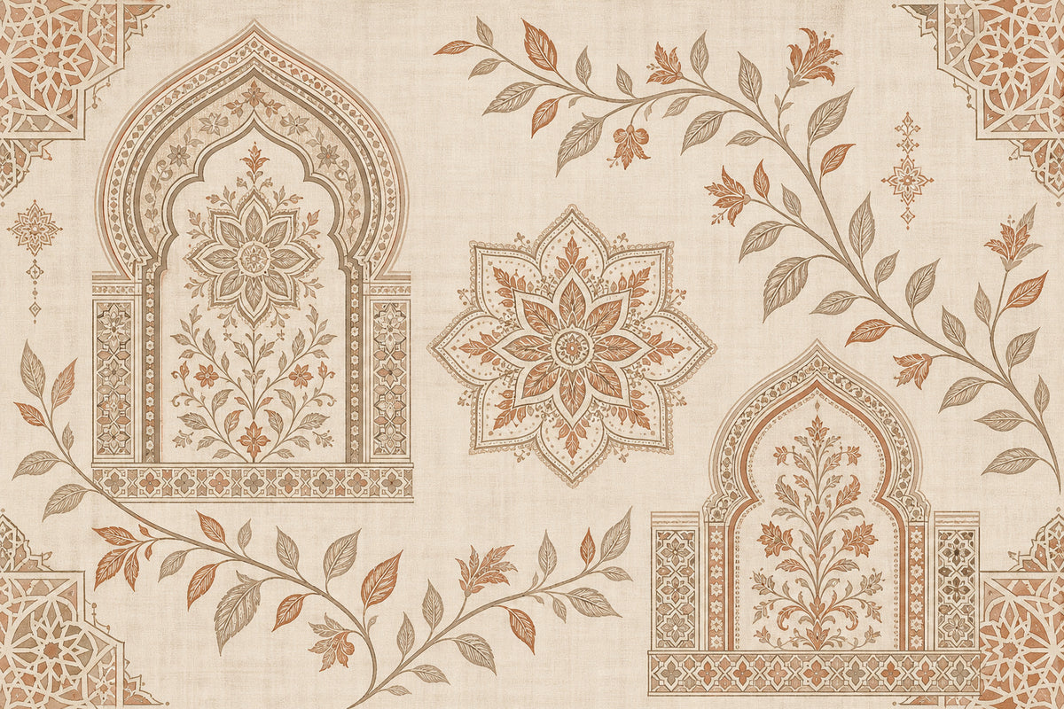 Terracotta Design Wallpaper Mural product view