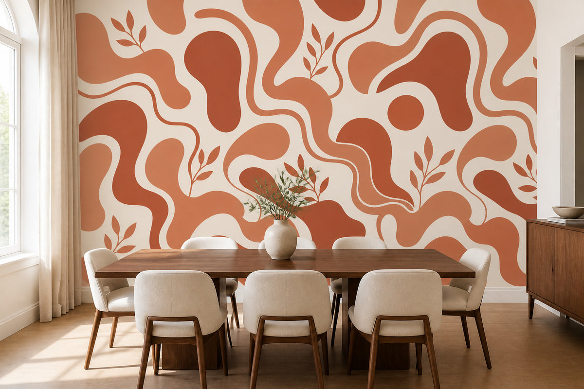 Terracotta Clay Wallpaper Mural product view