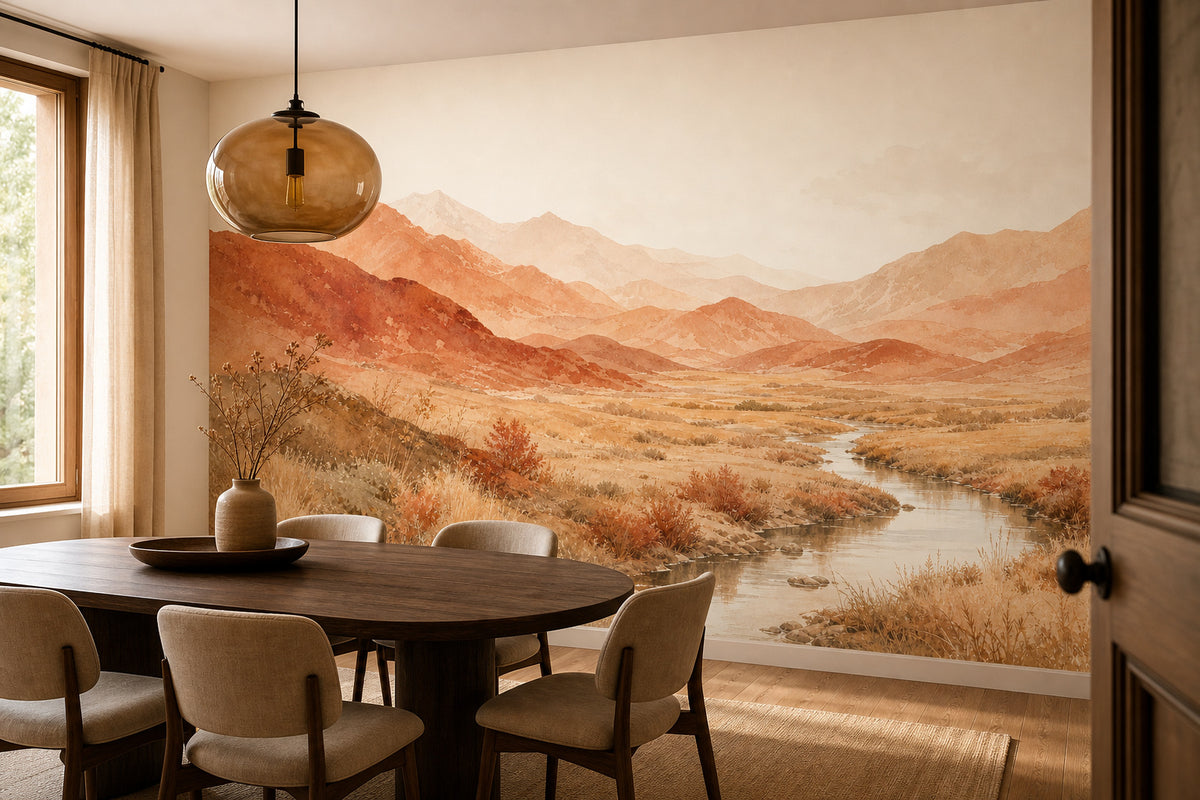 Terracotta Design Wallpaper Mural product view