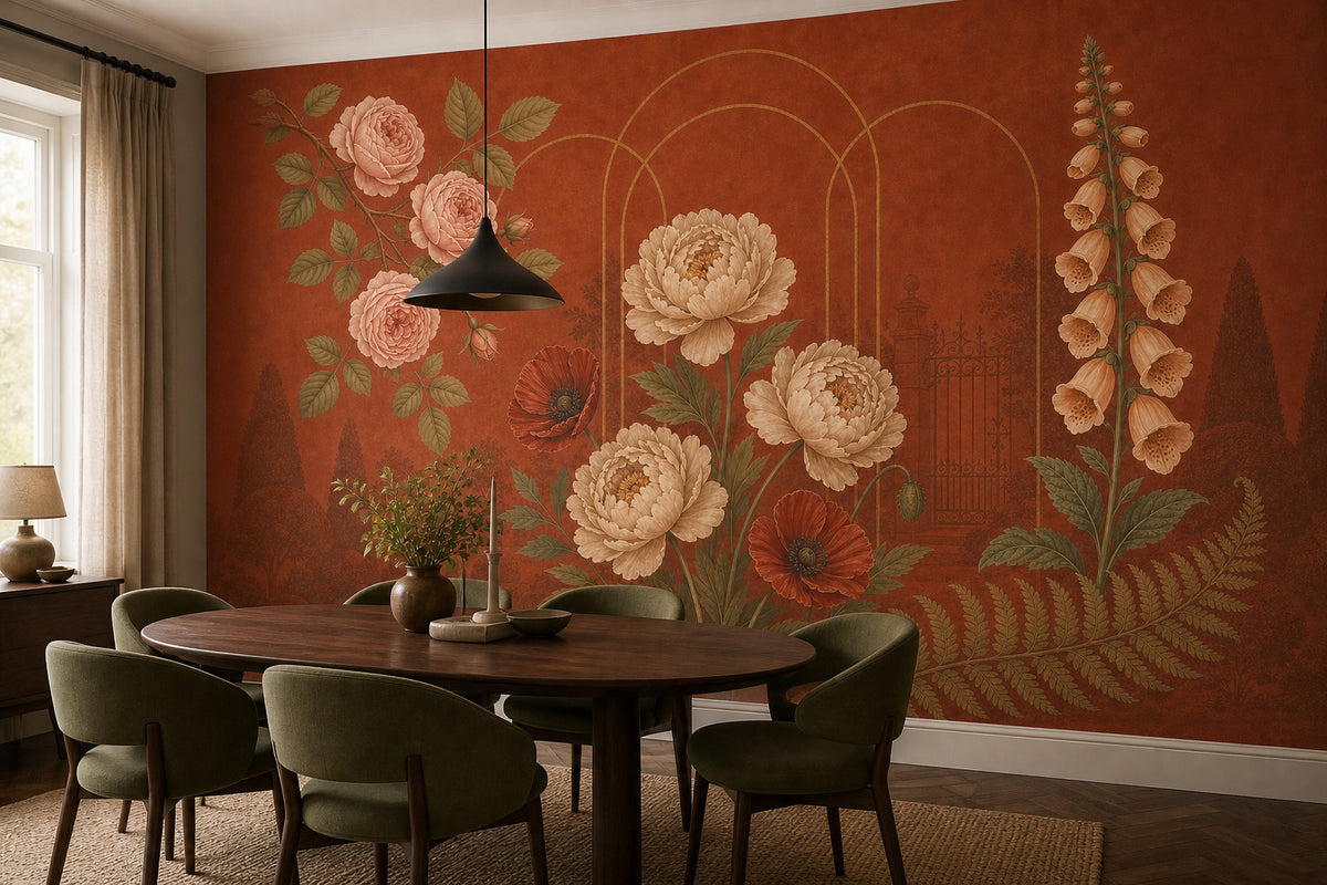 Terracotta Design Wallpaper Mural product view