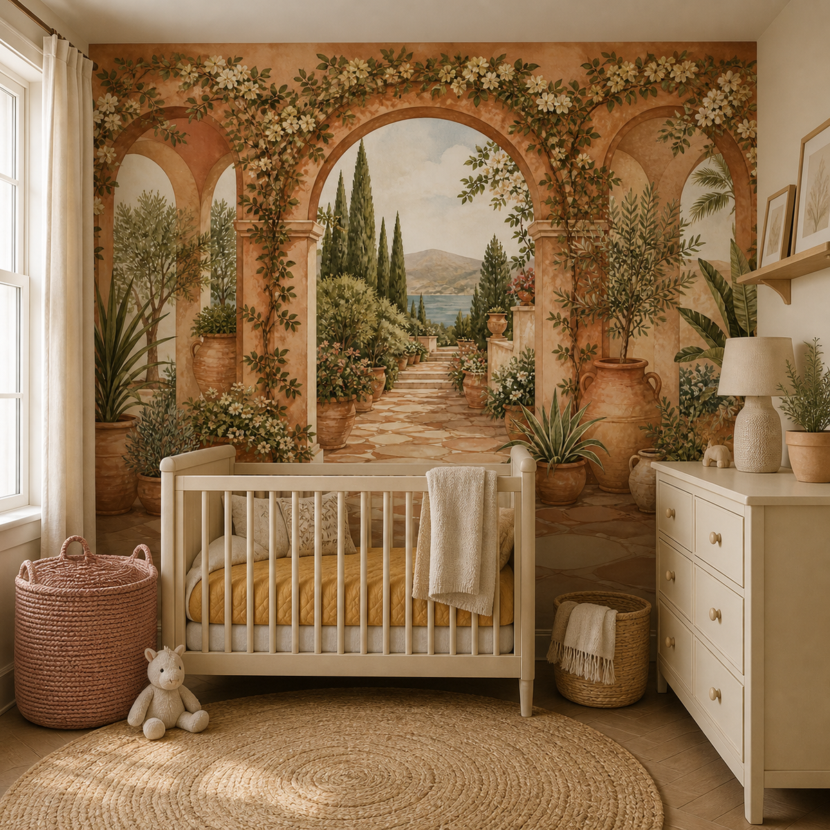Terracotta Design Wallpaper Mural product view