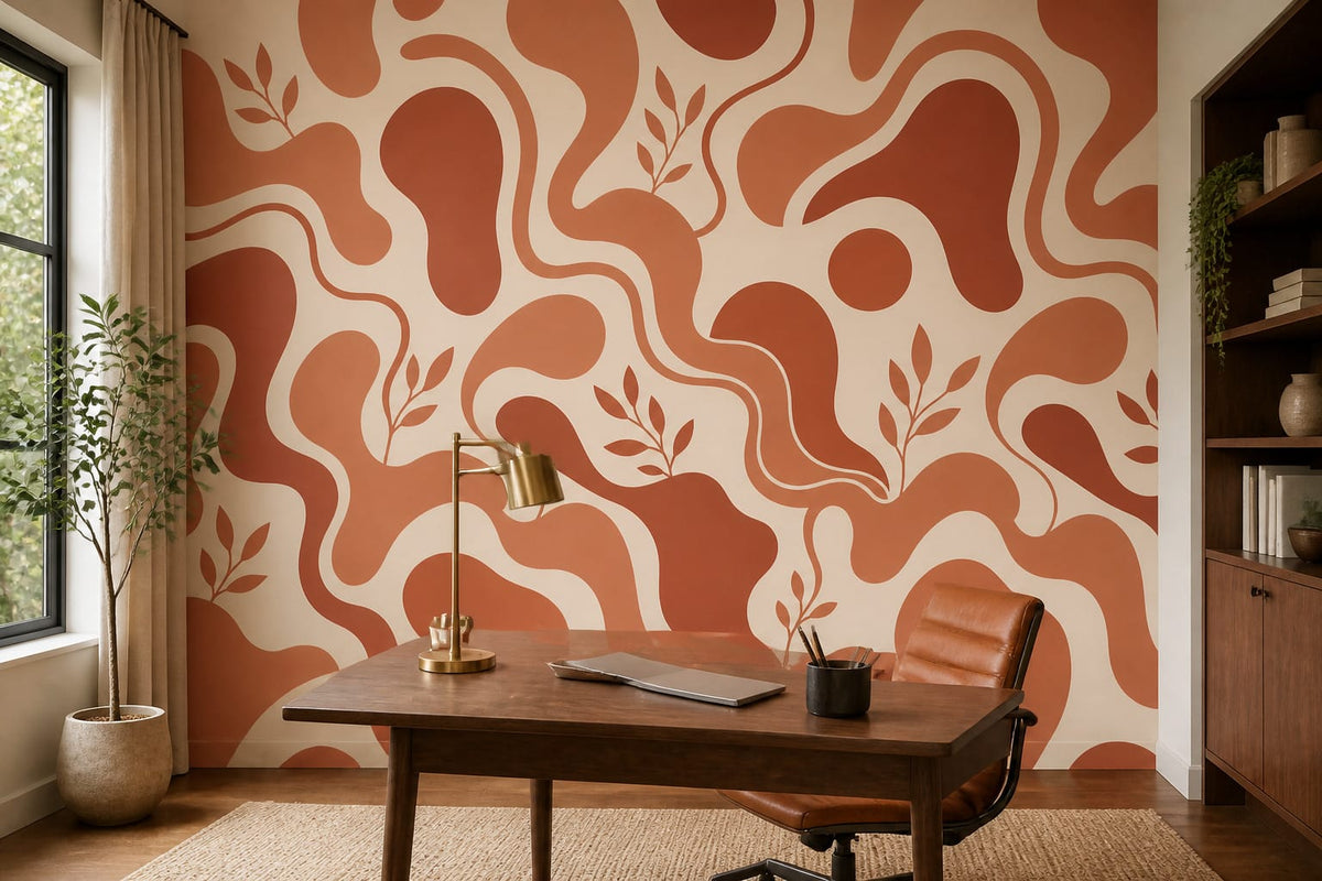 Terracotta Clay Wallpaper Mural product view