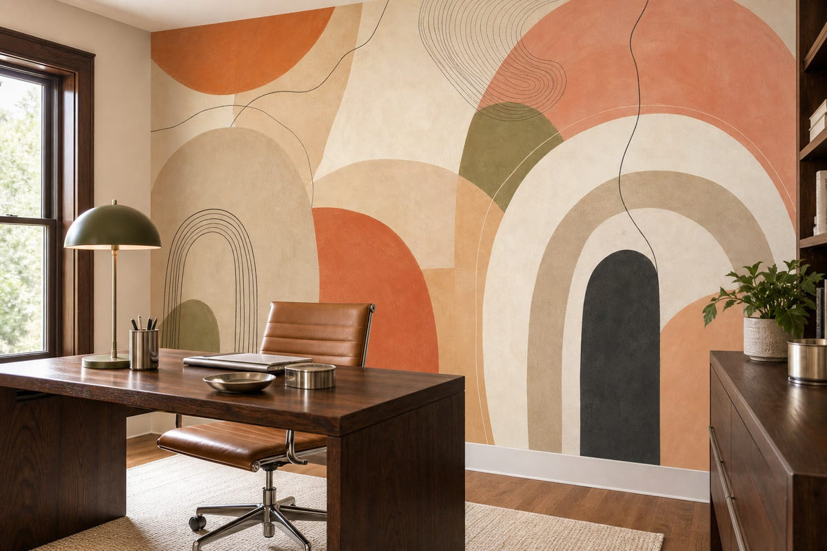 Terracotta Design Wallpaper Mural product view