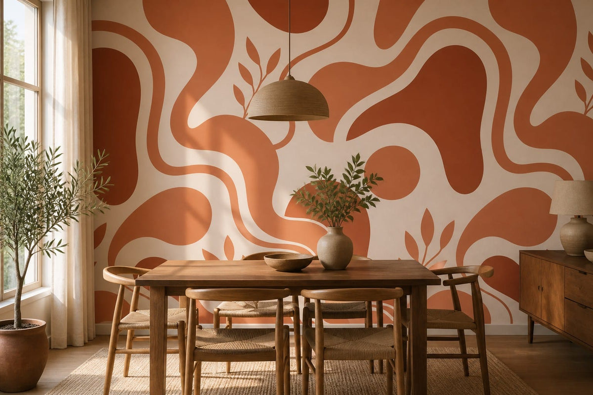 Terracotta Clay Wallpaper Mural product view