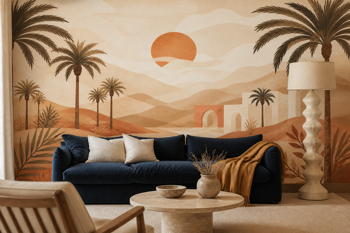 Terracotta Design Wallpaper Mural product view