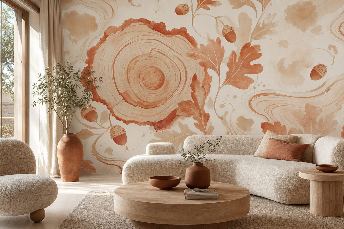 Terracotta Design Wallpaper Mural product view