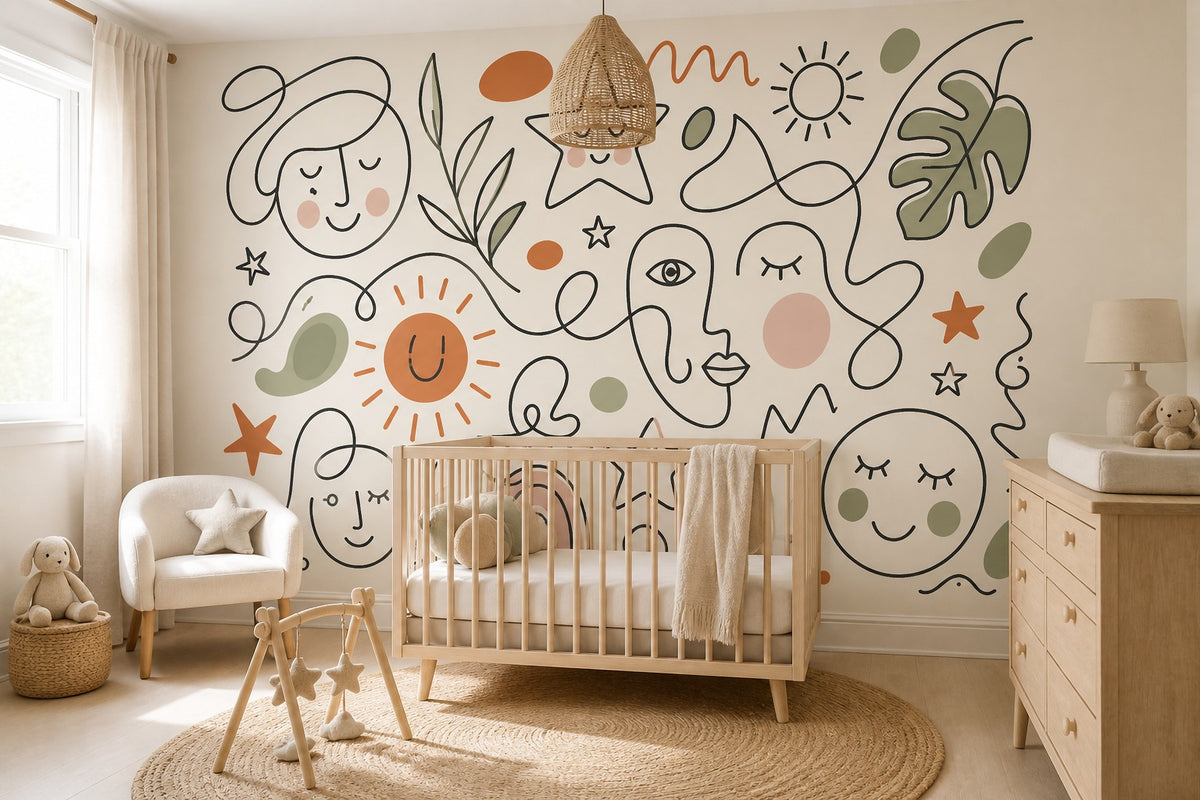 Terracotta Design Wallpaper Mural product view