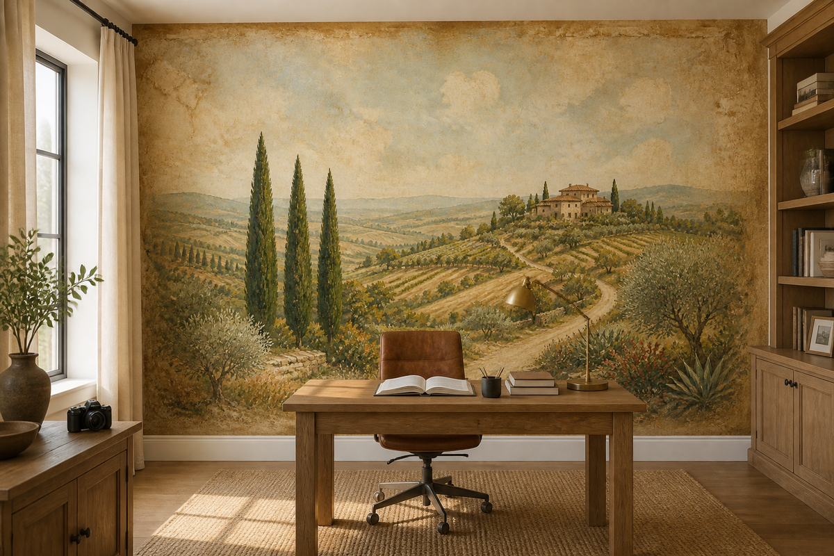 Terracotta Design Wallpaper Mural product view
