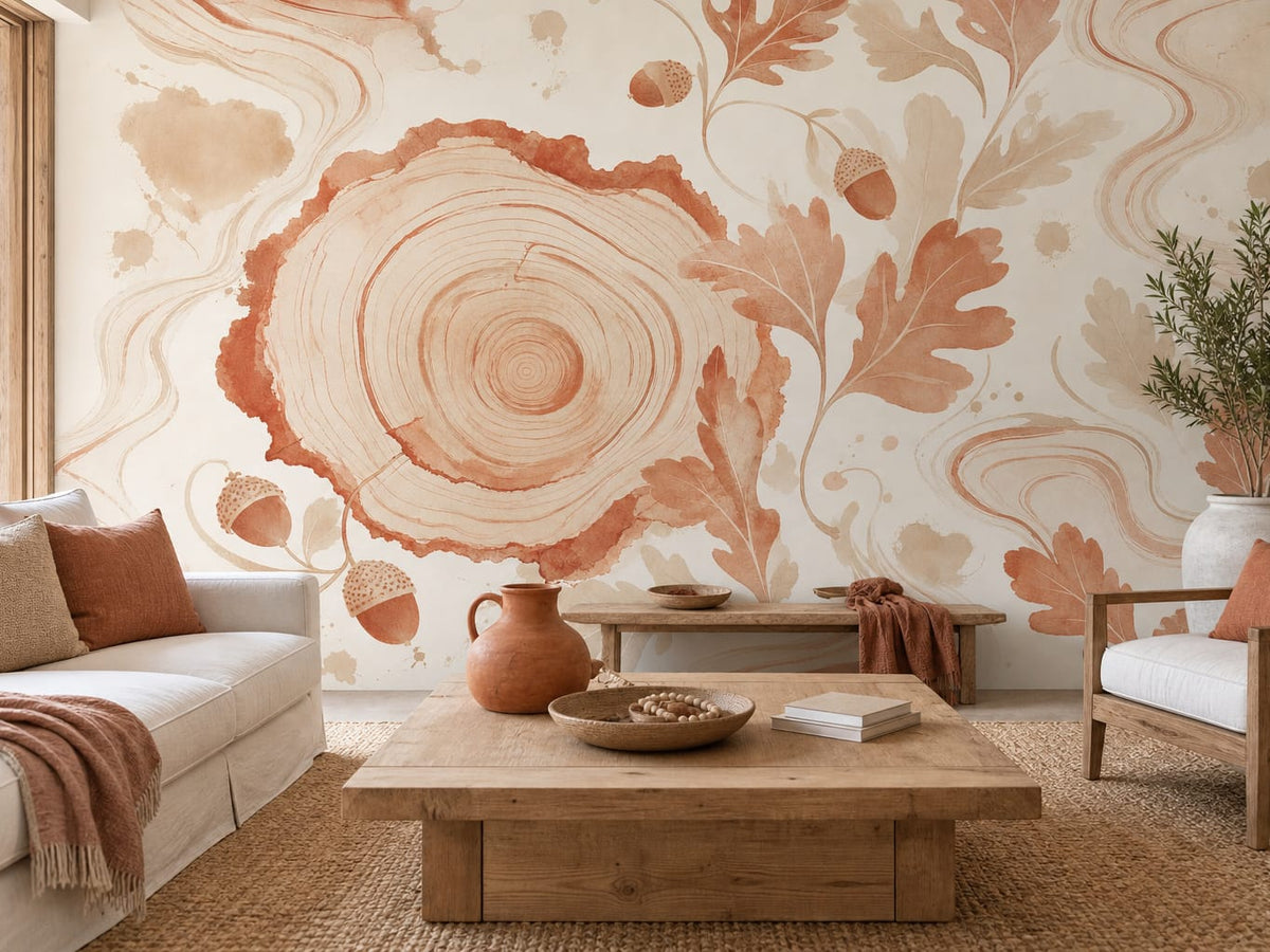 Terracotta Design Wallpaper Mural product view