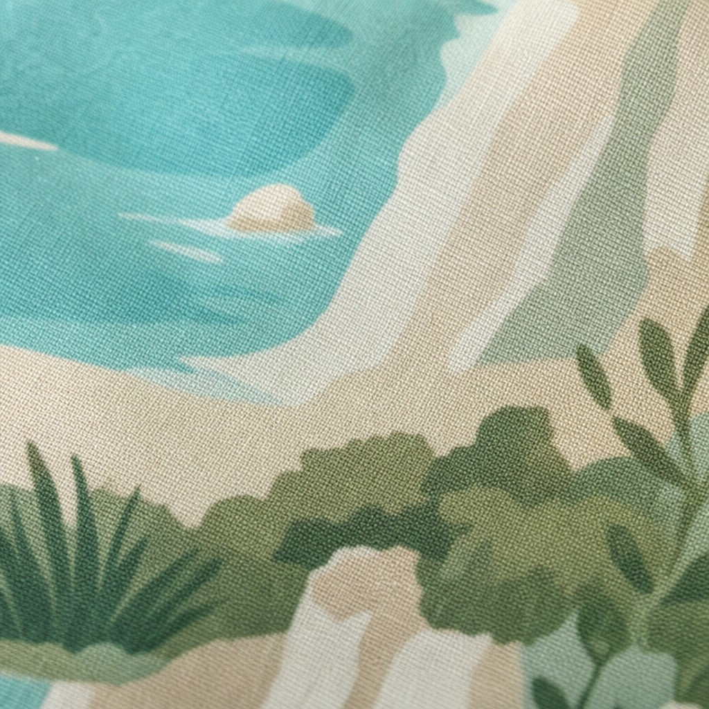Turquoise Island Wallpaper Mural product view
