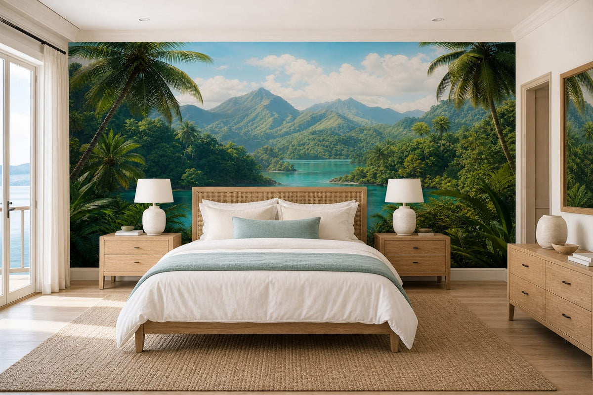 Turquoise Design Wallpaper Mural product view