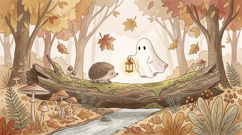 cute beige ghost home custom stick on removable non woven vinyl wallpaper mural sm