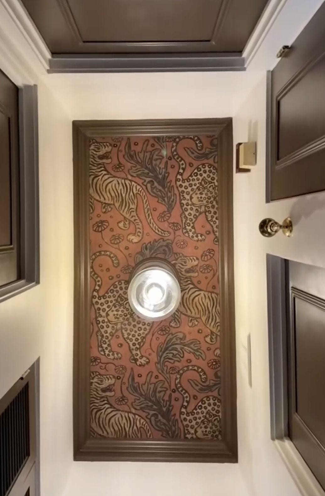 Vintage Safari Animal Motif Mural Wallpaper