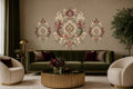 Sage Damask Wallpaper Mural