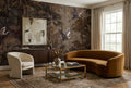 Dark Flamingo Tropical Forest Wallpaper Mural
