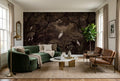 Golden Shadow Woodland Stream Wallpaper Mural
