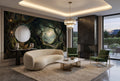 Antique Brown Forest Clearing Wallpaper Mural